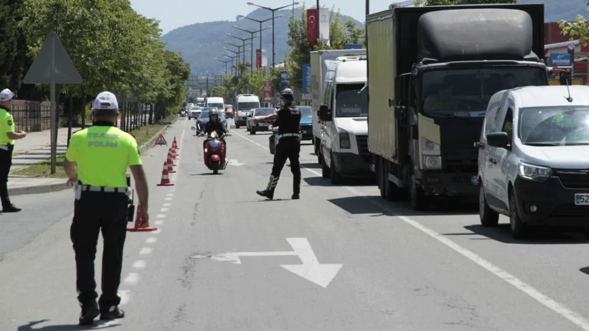 Ordu'da bir haftada 16 bin 328 araç denetlendi