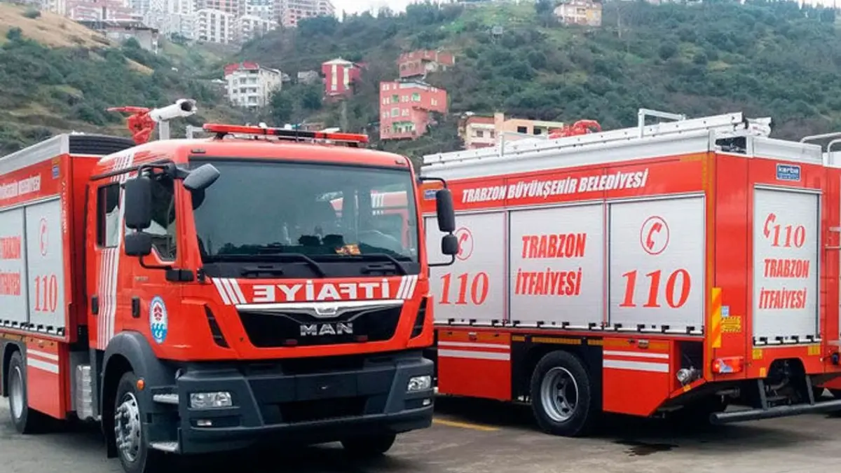 Trabzon Büyükşehir Belediyesi’nden itfaiyeye yeni ekipman yatırımı