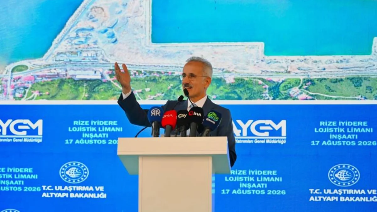Trabzon için kritik gelişme! İyidere Lojistik Limanı’nda sona doğru