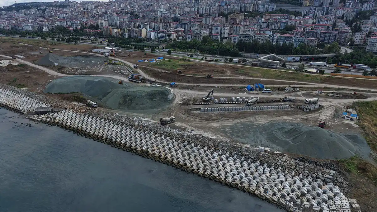 Trabzon Uzunkum'da 11 yıllık bekleyiş sona eriyor Henüz temeli atılmadı ama çalışmalar sürüyor