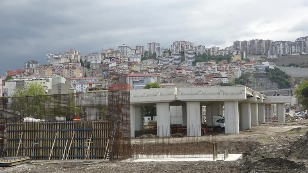 Trabzon'da Değirmendere Viyadüğü yükseliyor! Projede sona yaklaşılıyor