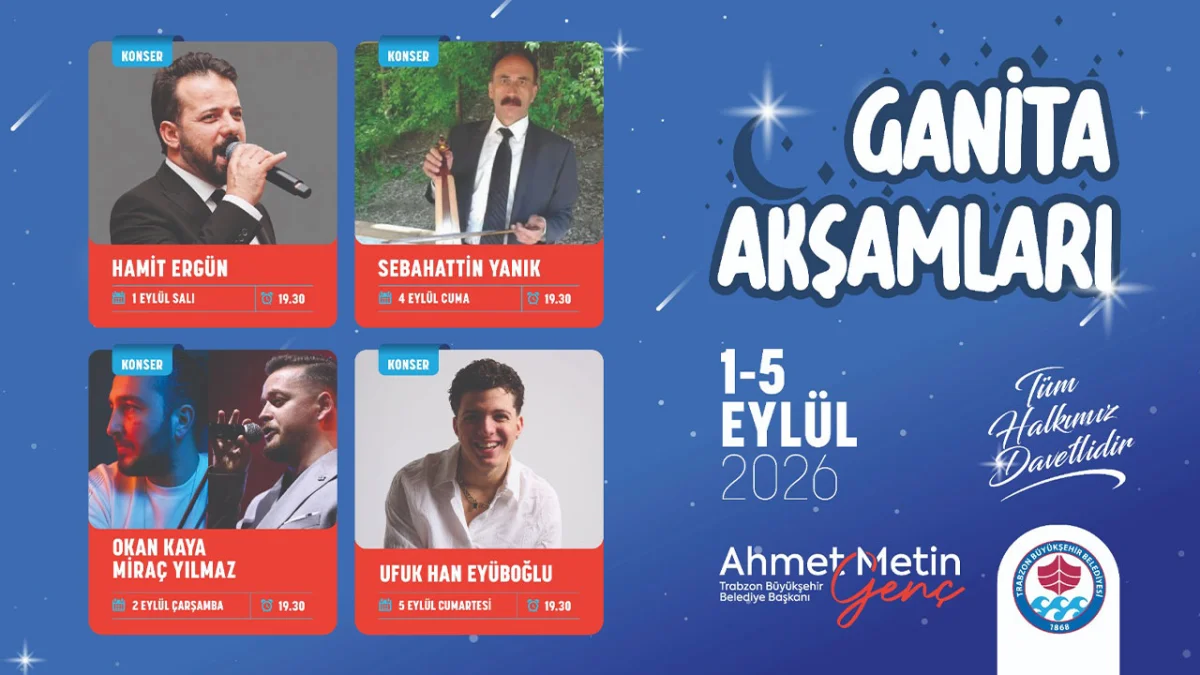 Trabzon’da Ganita Akşamları konserleri hız kesmeden sürüyor