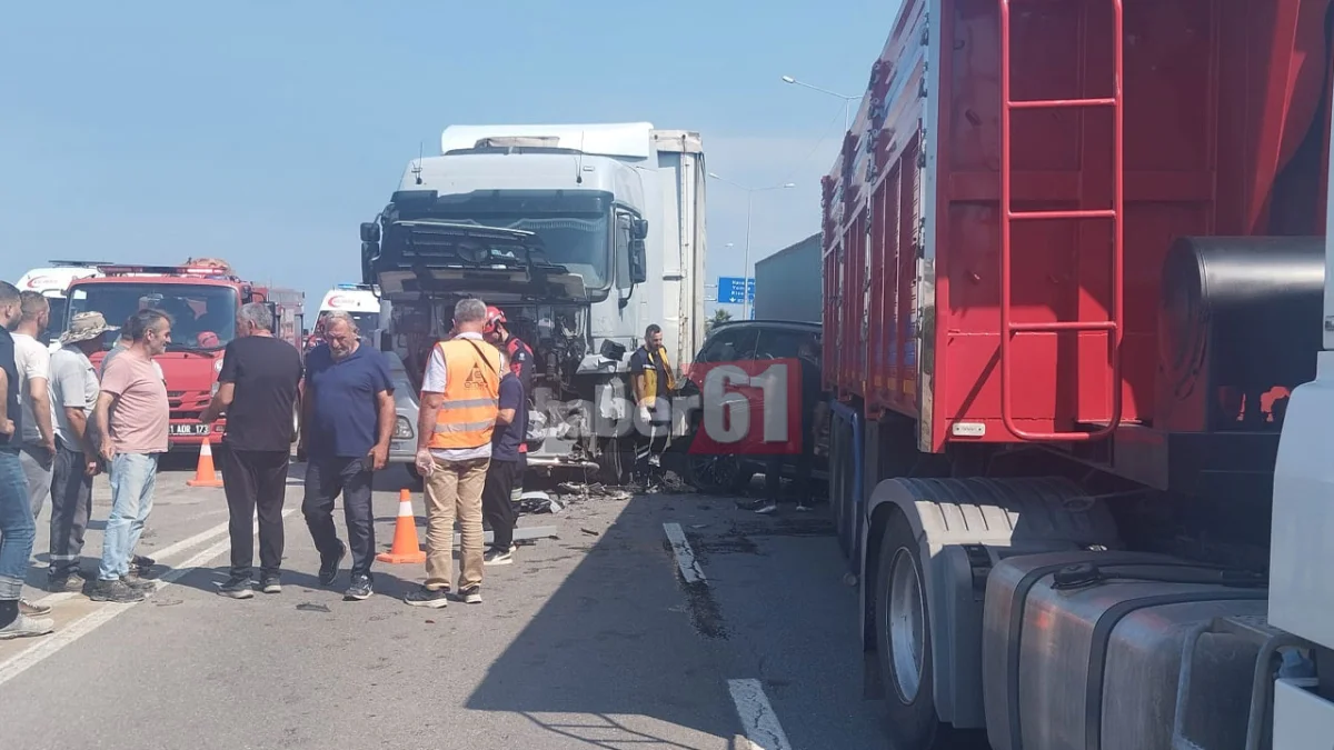 Trabzon’da kaza: 6 yaralı, 1’inin durumu ağır