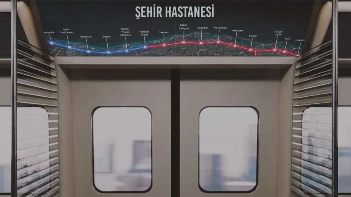 Trabzon’da raylı sistem için “Son 6” gün! Duraklar paylaşıldı