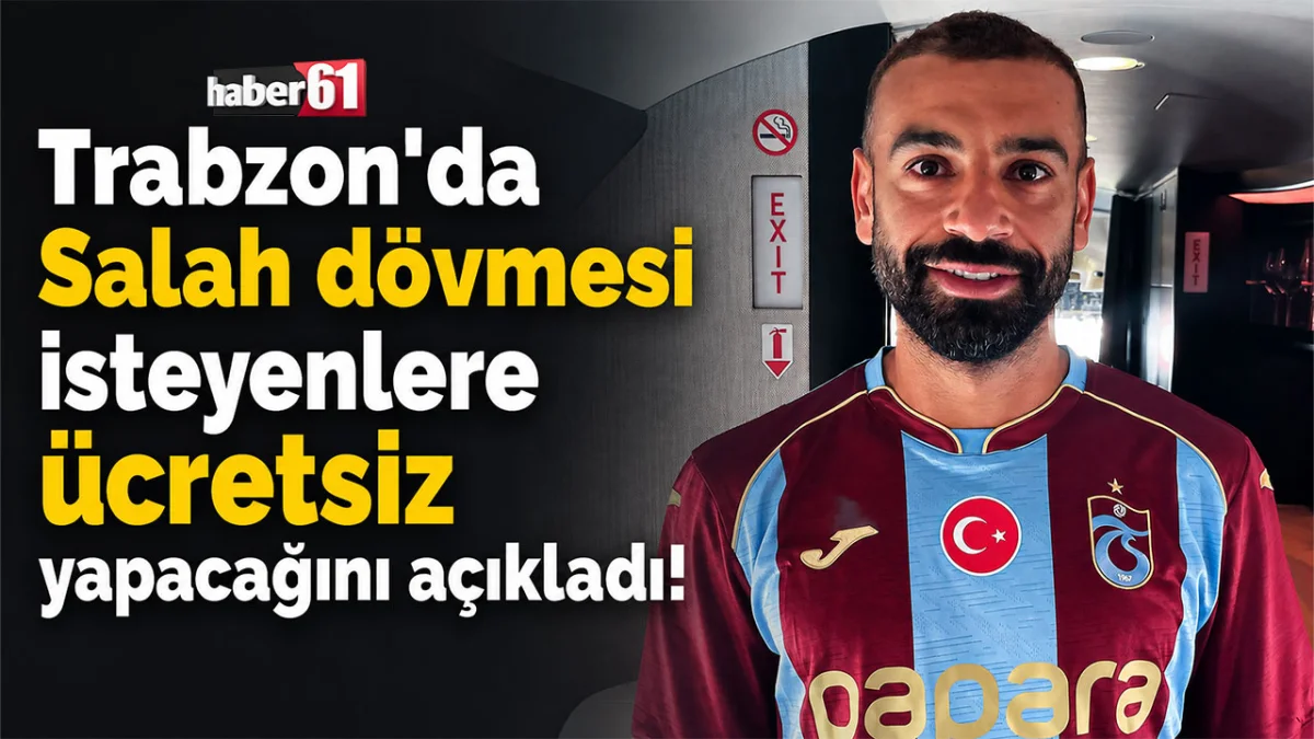 Trabzon'da Salah dövmesi isteyenlere ücretsiz yapacağını açıkladı!