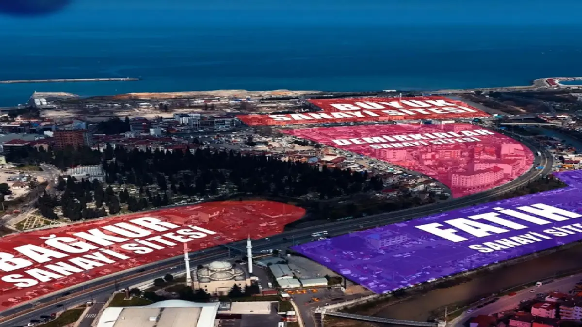 Trabzon’da taşınacak sanayi sitelerinin yeni yeri belli oldu