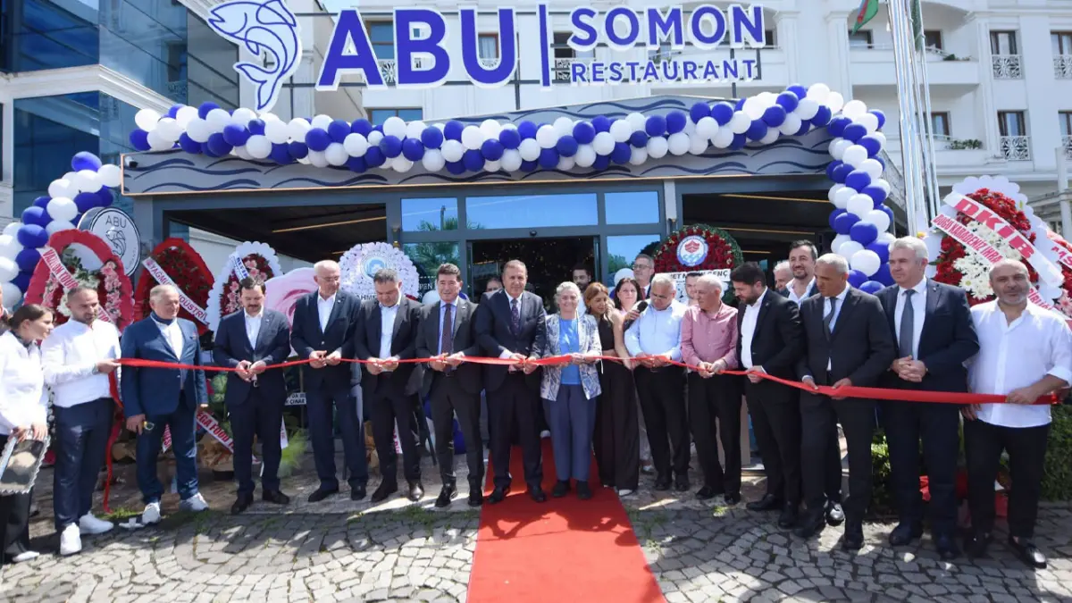 Trabzon’da Türk somonuna özel yeni lezzet durağı: Abu Somon Restoran açıldı