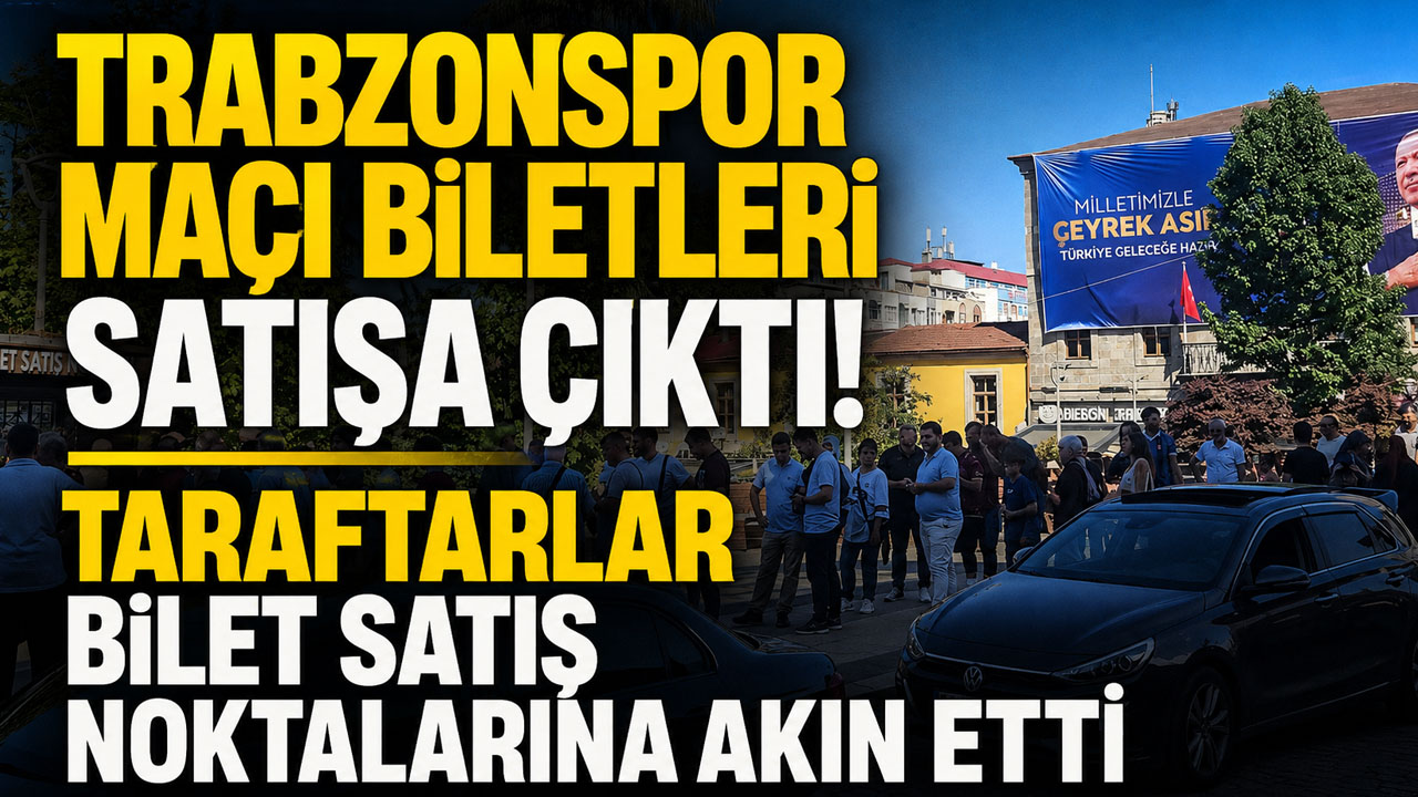 Trabzonspor Başakşehir maçına taraftarlardan yoğun ilgi