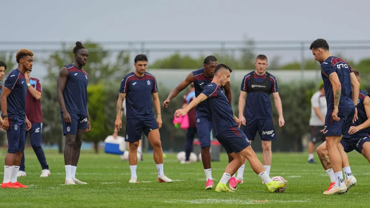Trabzonspor Ferencvaros maçı hazırlıklarına başladı