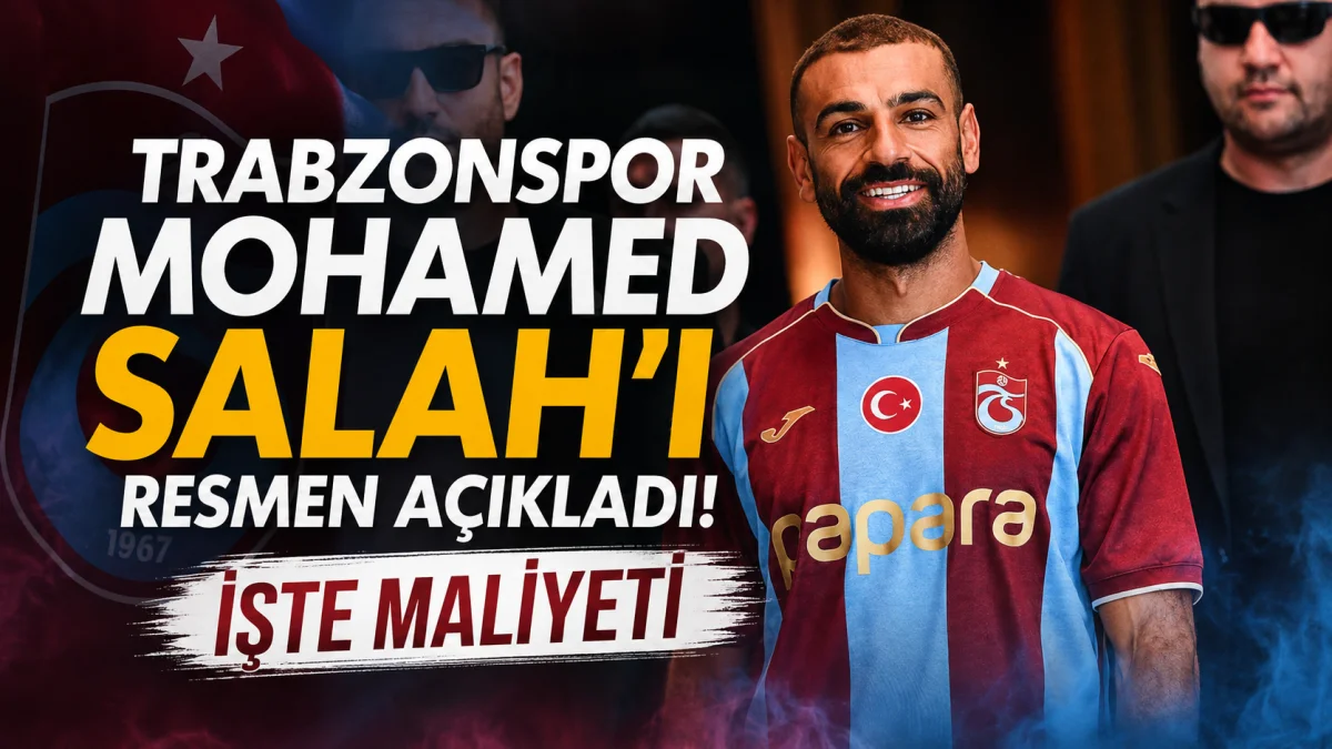 Trabzonspor Mohamed Salah'ı resmen açıkladı! İşte maliyeti