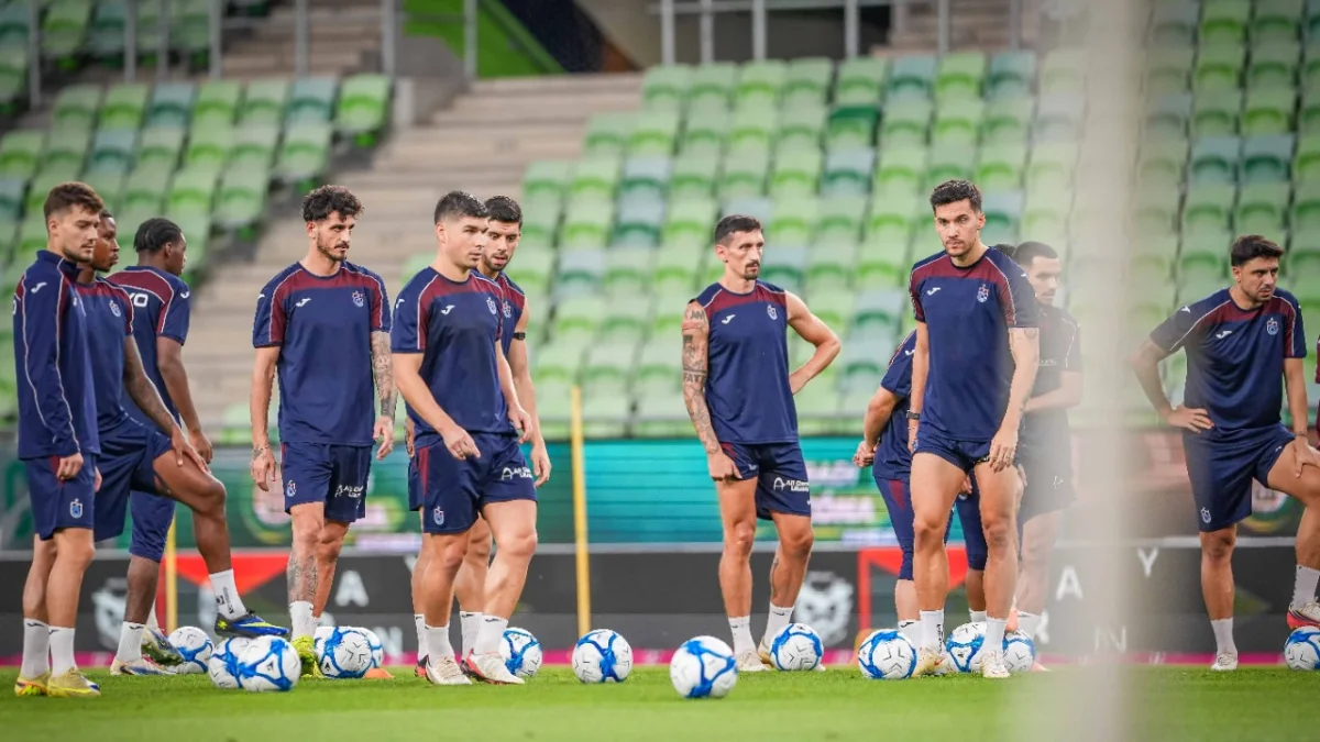 Trabzonspor rövanş öncesi son kez sahada! Kritik idman tamamlandı