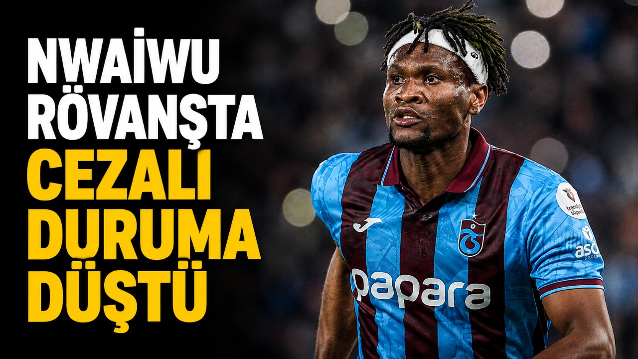 Trabzonspor sahasında kaybetti: Nwaiwu rövanşta cezalı duruma düştü