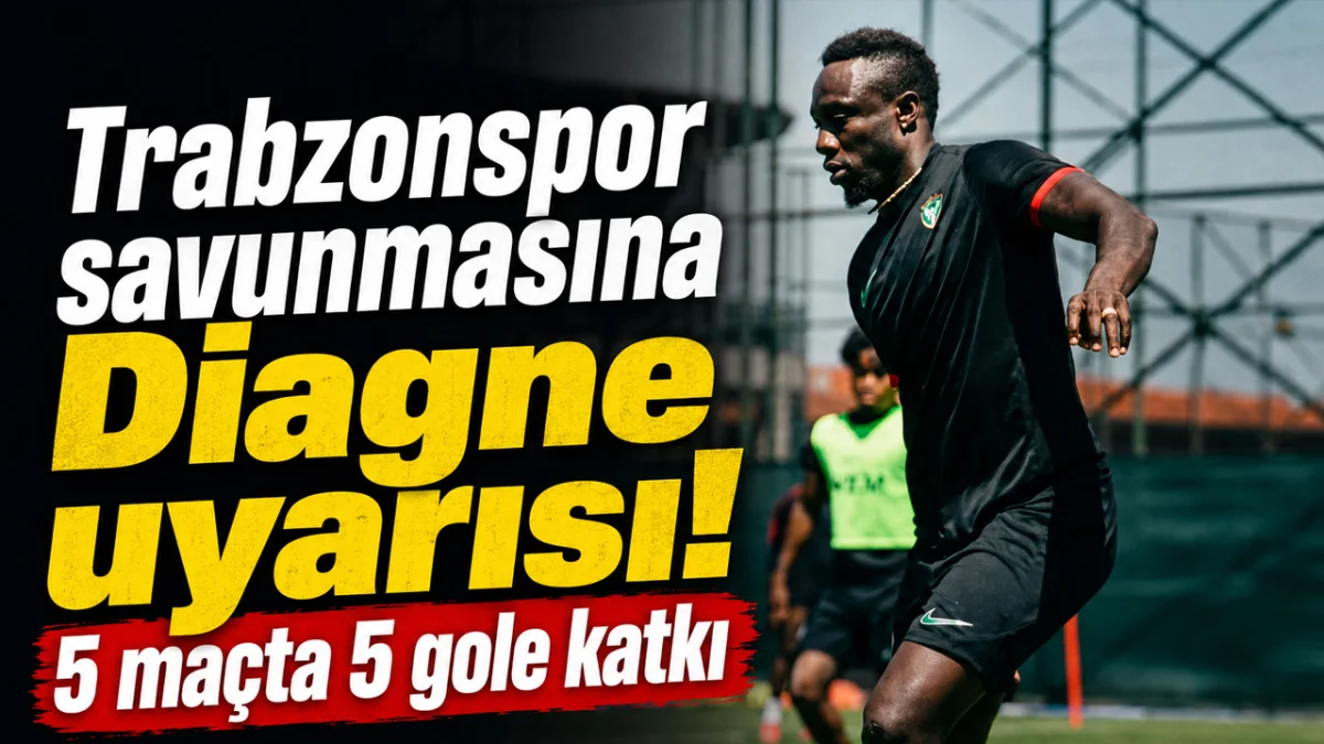 Trabzonspor savunmasına Diagne uyarısı! 5 maçta 5 gole katkı
