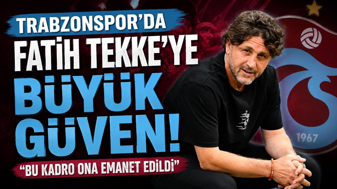 Trabzonspor’da Fatih Tekke’ye büyük güven! “Bu kadro ona emanet edildi”
