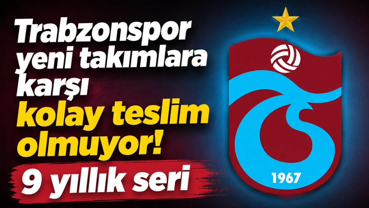 Trabzonspor’da göze çarpan 9 yıllık seri!