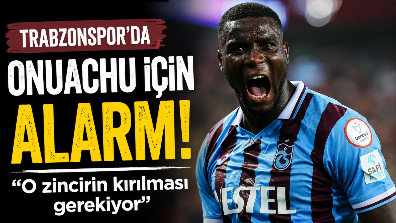 Trabzonspor’da Onuachu için alarm! “O zincirin kırılması gerekiyor”