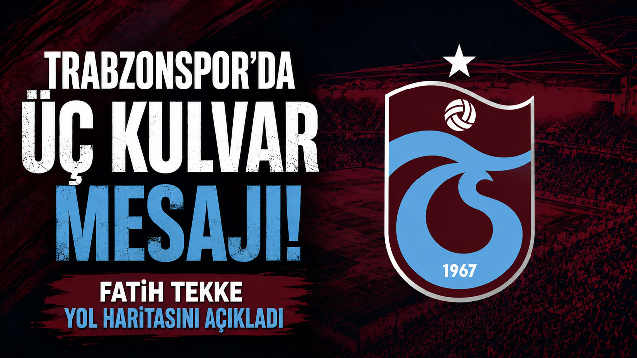 Trabzonspor’da üç kulvar mesajı! Fatih Tekke yol haritasını açıkladı