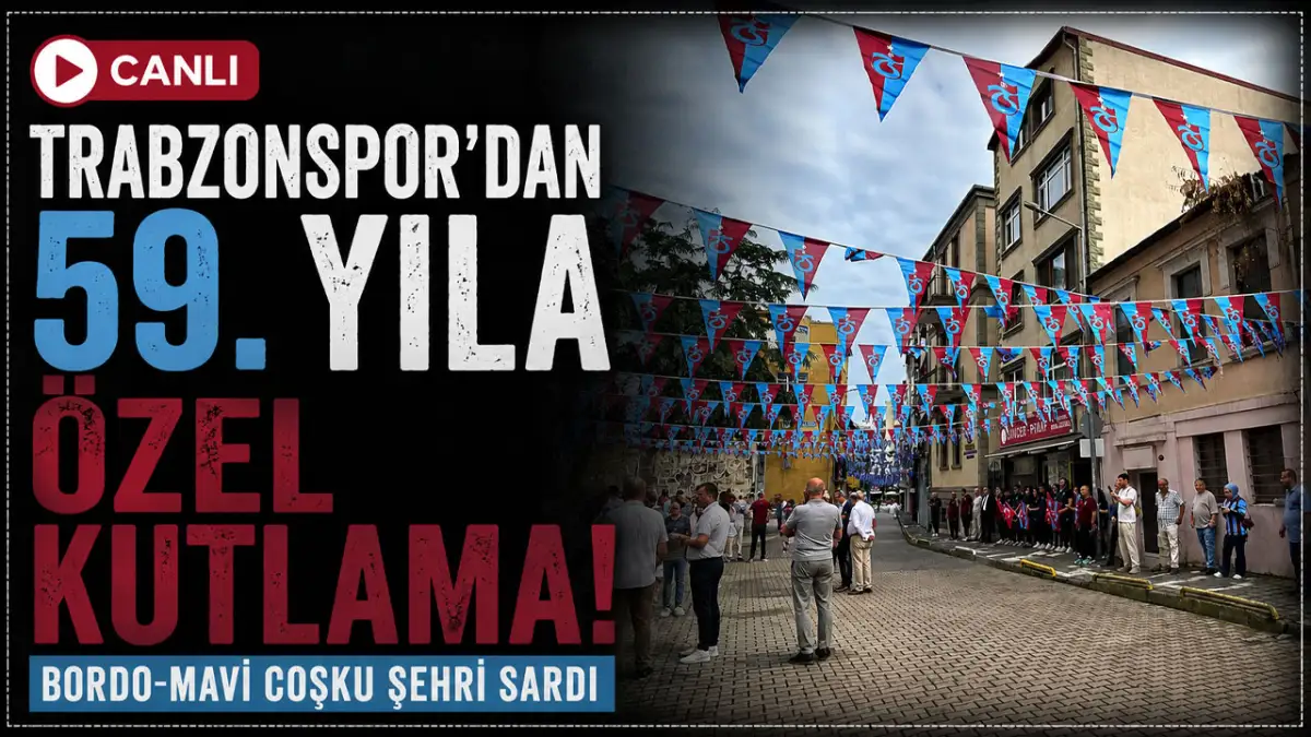 Trabzonspor'dan 59. yıla özel kutlama - CANLI YAYIN