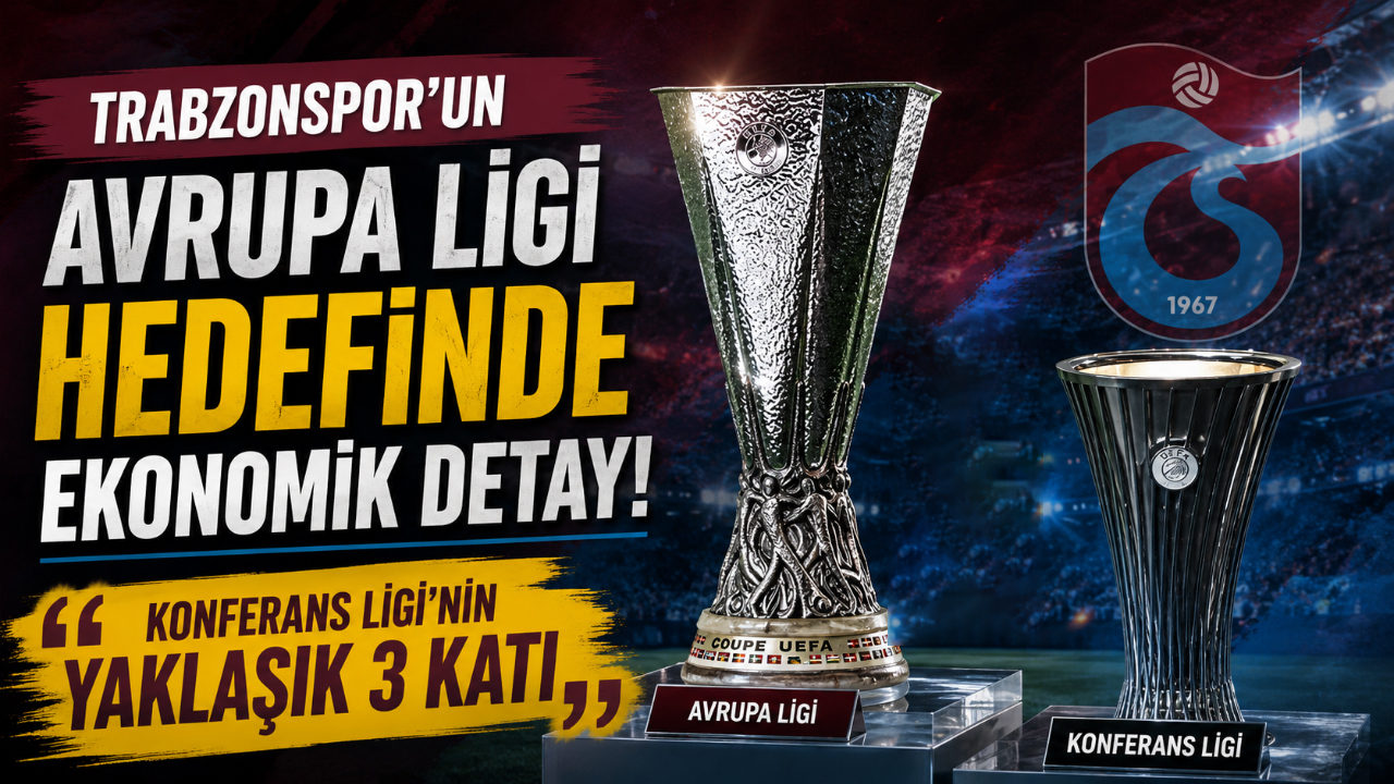 Trabzonspor’un Avrupa Ligi hedefinde ekonomik detay! “Konferans Ligi’nin yaklaşık 3 katı”