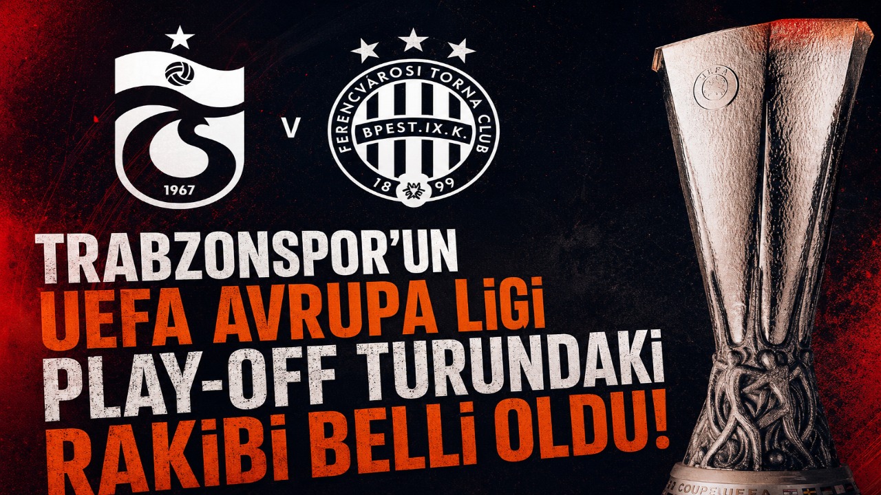 Trabzonspor'un UEFA Avrupa Ligi Play-Off turundaki rakibi belli oldu!