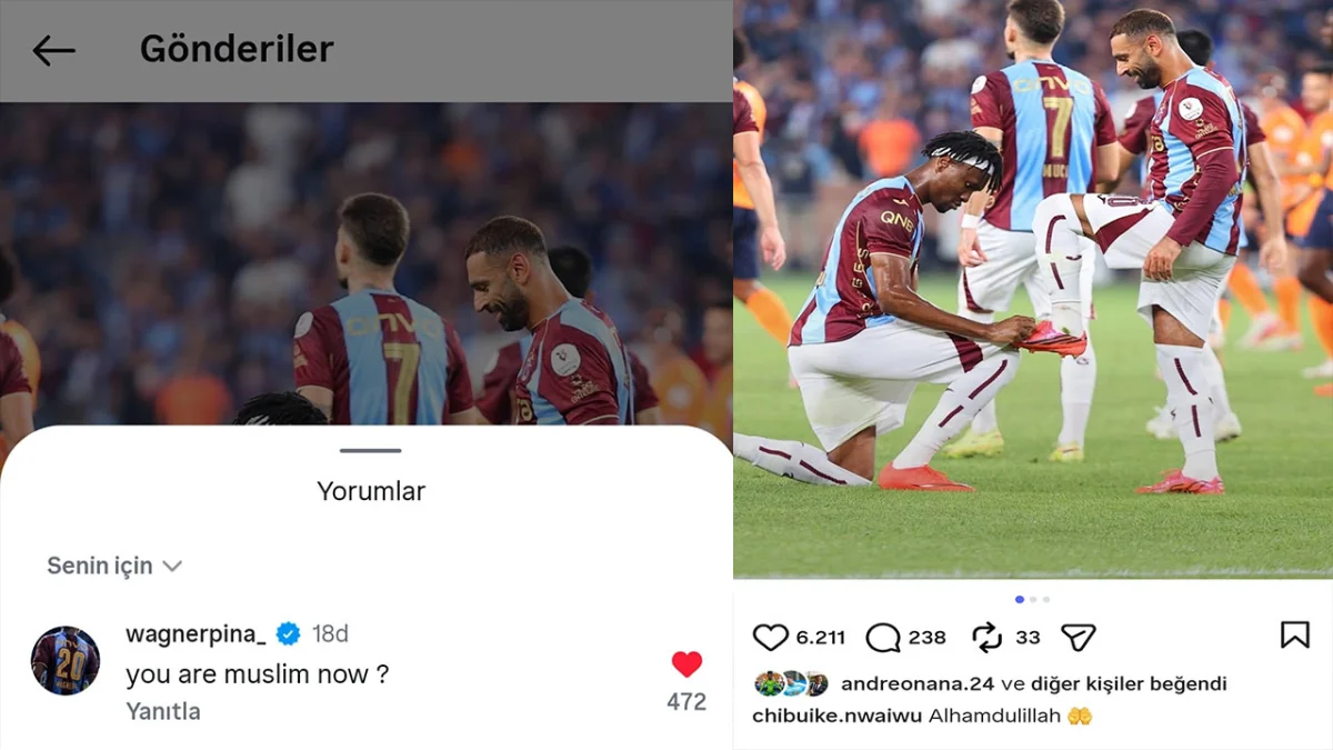 Trabzonspor’un yıldızları arasında güldüren diyalog: “Müslüman mı oldun?”