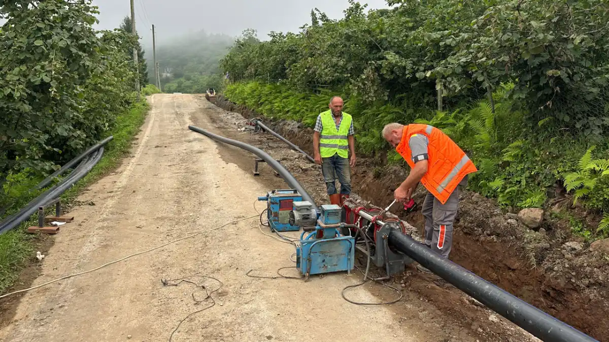 Vakfıkebir’e 20 milyon TL’lik içme suyu yatırımı sürüyor