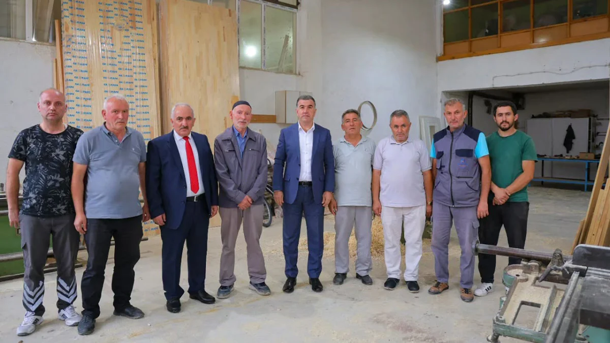 Vali Eldivan’dan Bayburt sanayi sitesi esnafına ziyaret