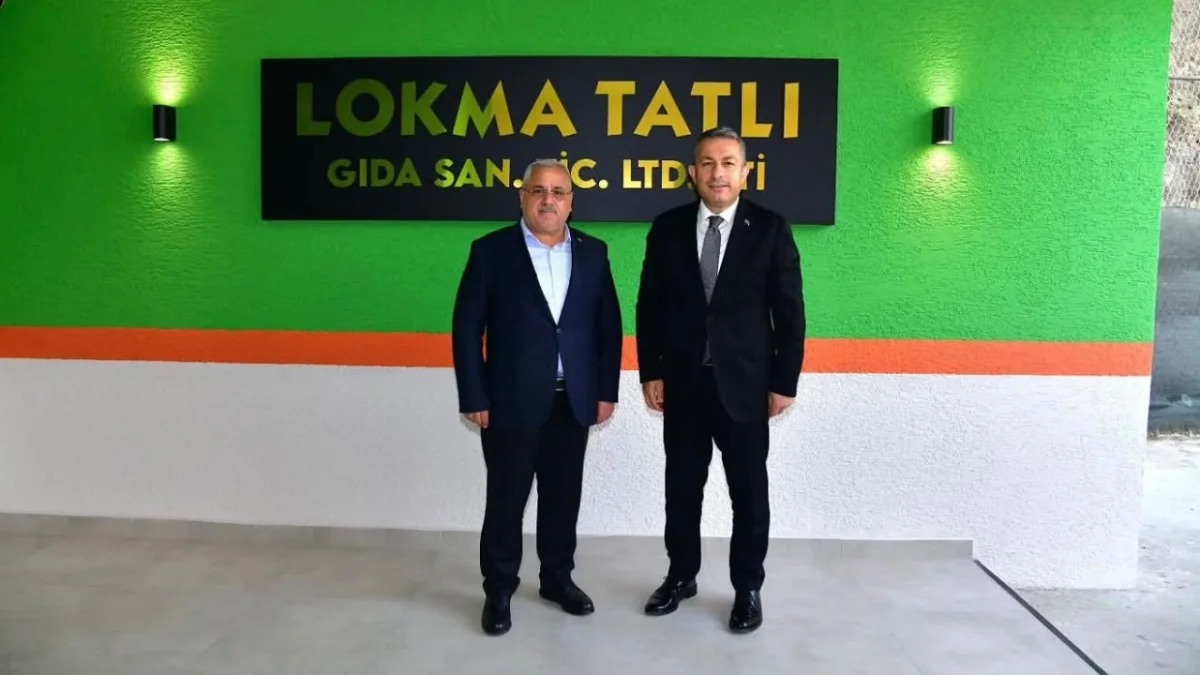 Vali Tahir Şahin'den Lokma Tatlı Dünyası'na ziyaret: Coğrafi işaret müjdesi