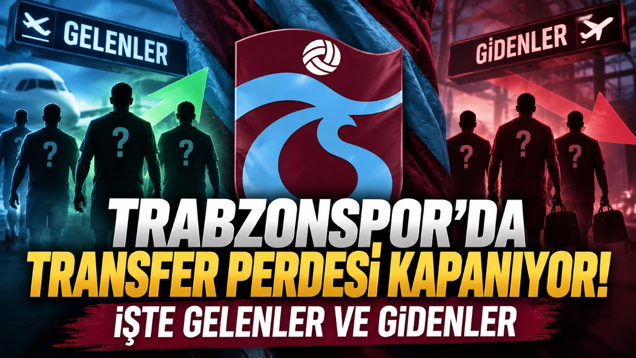 Trabzonspor’da transfer perdesi kapanıyor! İşte gelenler ve gidenler