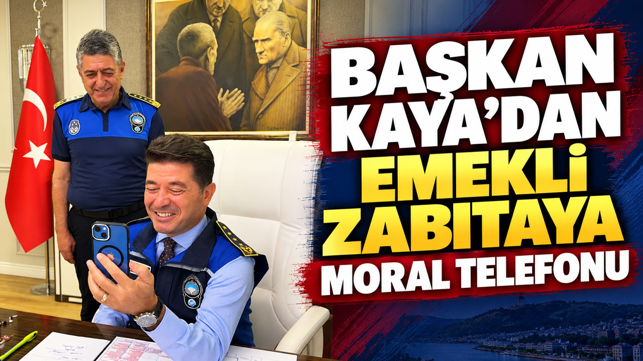 Başkan Kaya’dan emekli zabıtaya moral telefonu