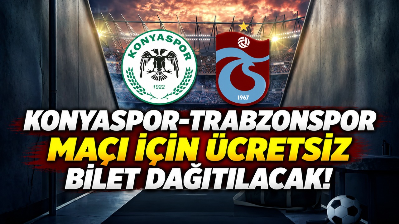 Konyaspor-Trabzonspor maçı için ücretsiz bilet dağıtılacak!