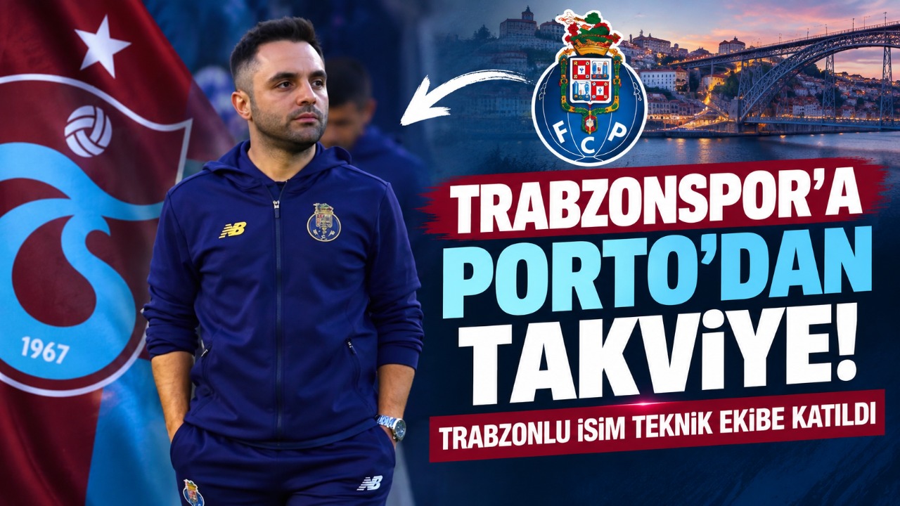 Trabzonspor’a Porto’dan takviye! Trabzonlu isim teknik ekibe katıldı