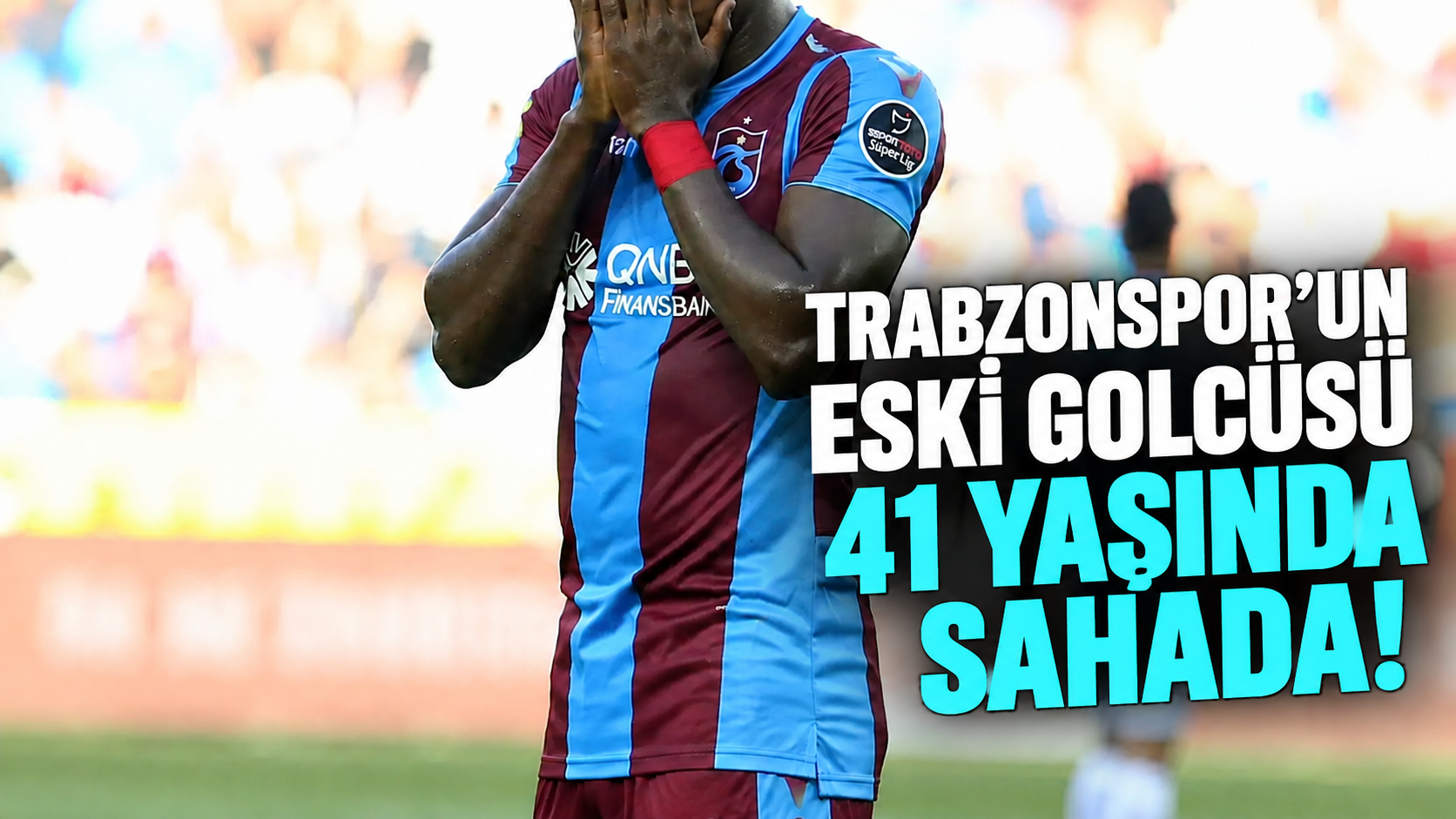 Trabzonspor’un eski golcüsü 41 yaşında sahada!