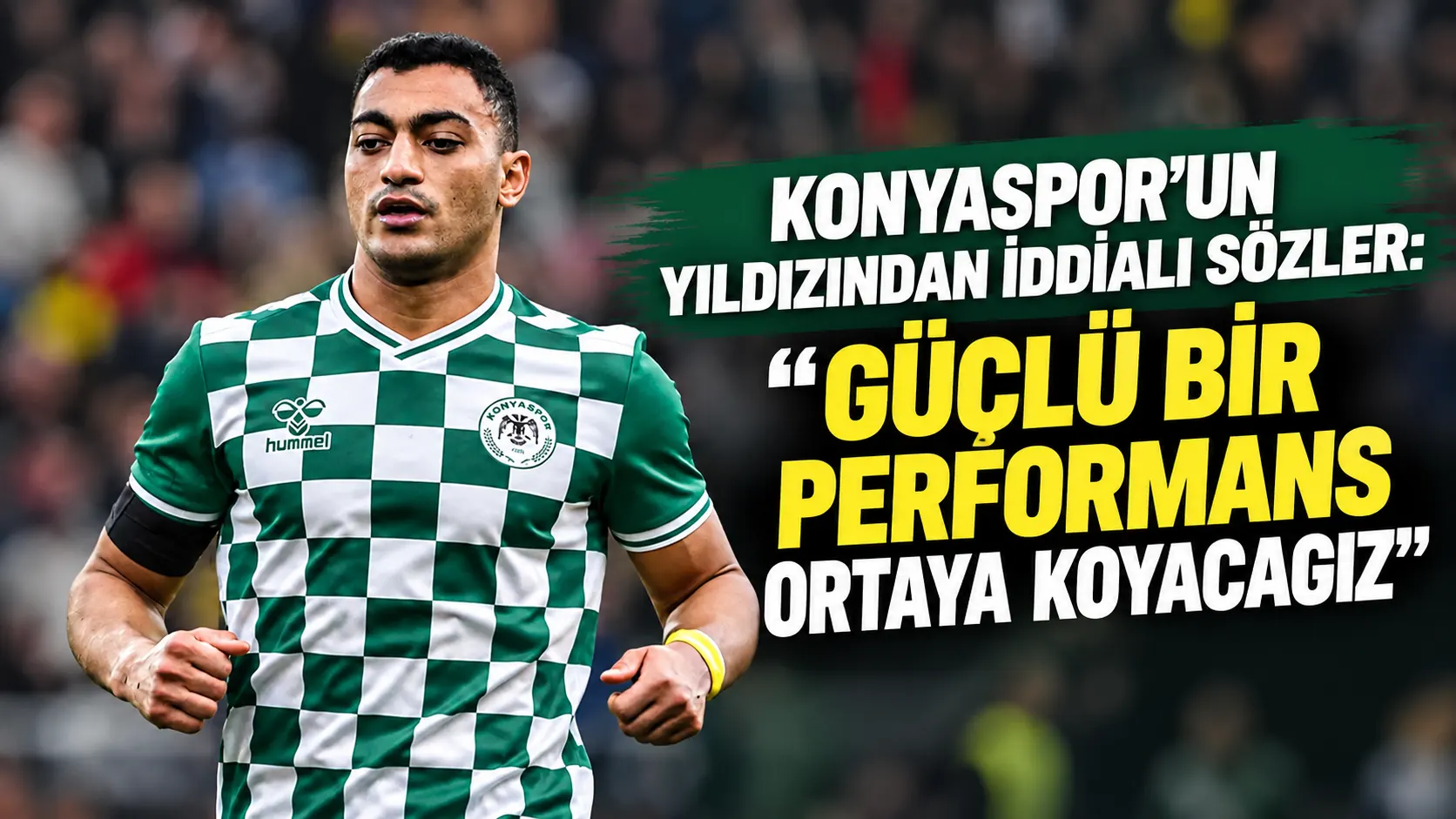 Konyaspor'un yıldızından iddialı sözler: ''Güçlü bir performans ortaya koyacağız''