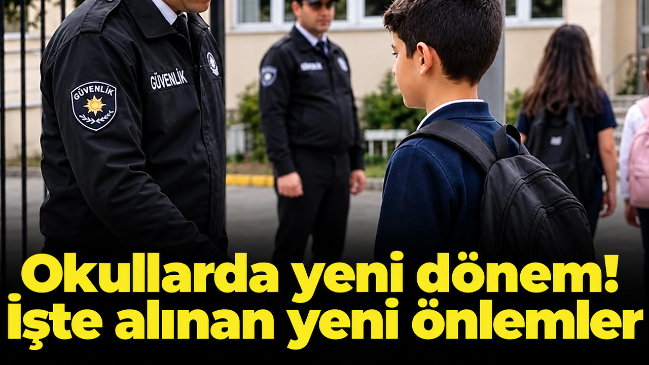 Okullarda yeni dönem! İşte alınan yeni önlemler