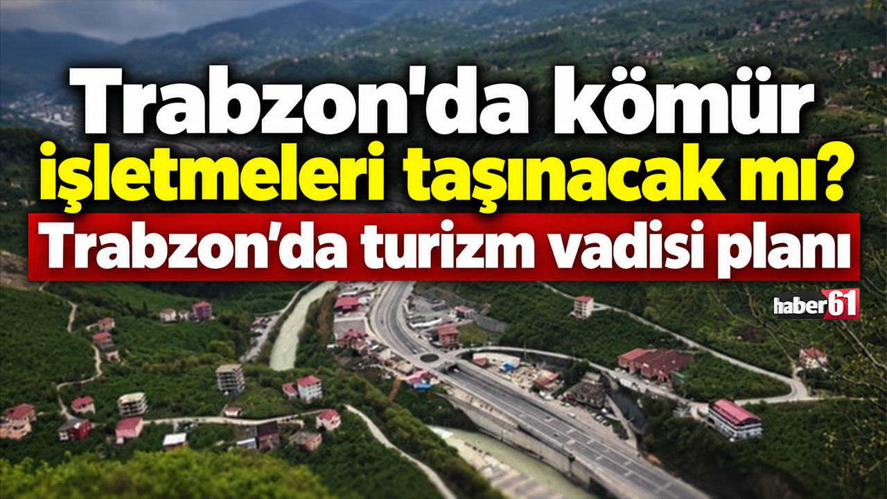 Trabzon'da kömür işletmeleri taşınacak mı? Trabzon’da turizm vadisi planı