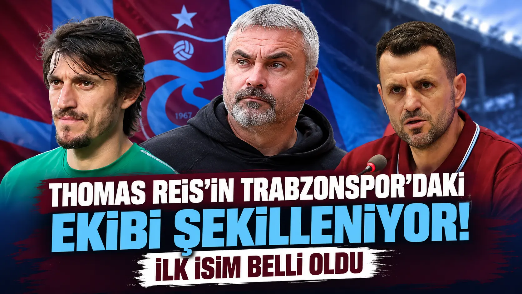 Thomas Reis’in Trabzonspor’daki ekibi şekilleniyor! İlk isim belli oldu