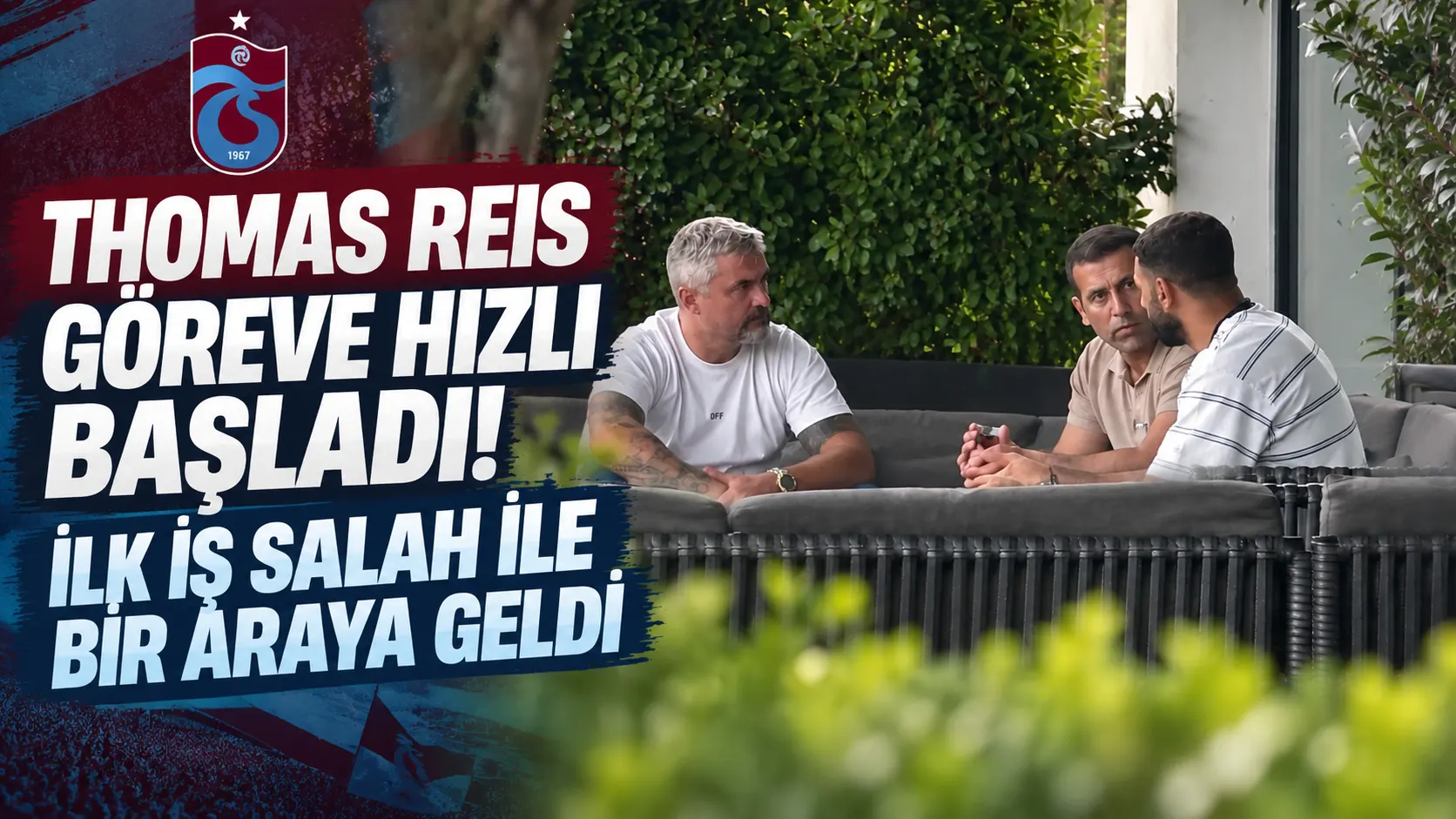 Thomas Reis göreve hızlı başladı! İlk iş Salah ile bir araya geldi