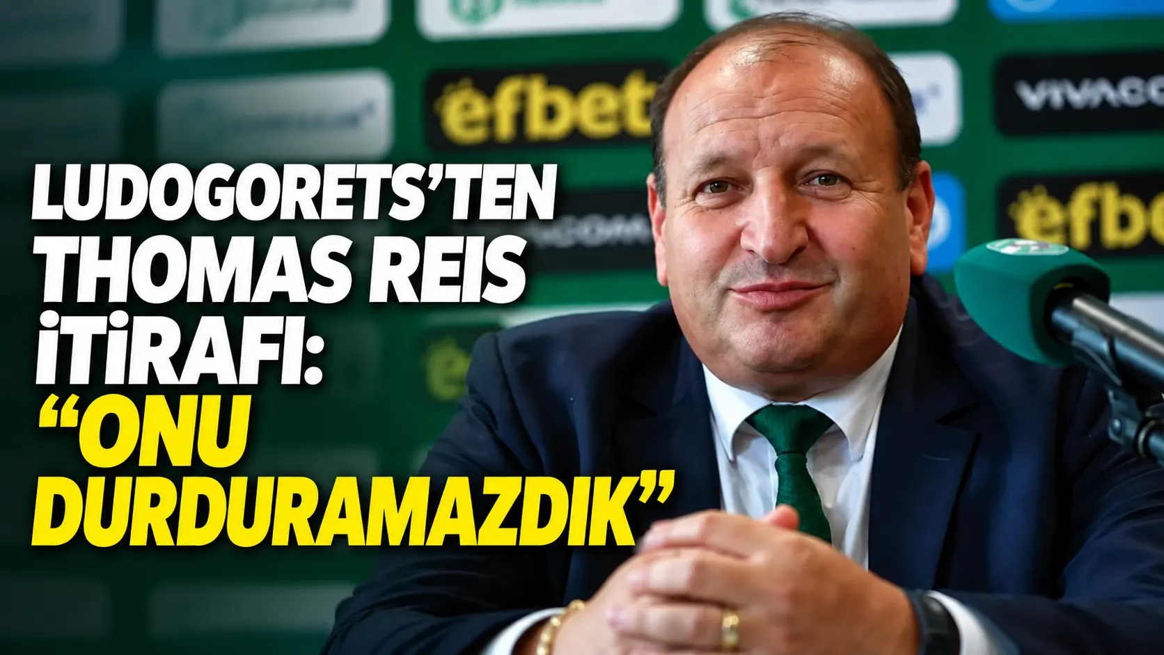Ludogorets’ten Thomas Reis itirafı: “Onu durduramazdık”