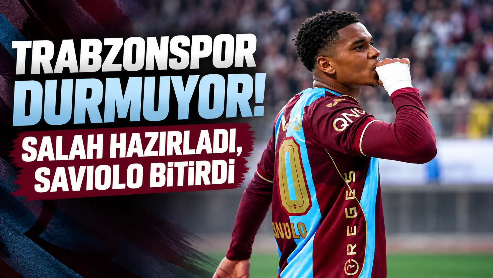 Trabzonspor durmuyor! Salah hazırladı, Saviolo bitirdi