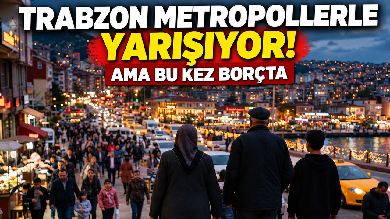 Trabzon metropollerle yarışıyor! Ama bu kez borçta