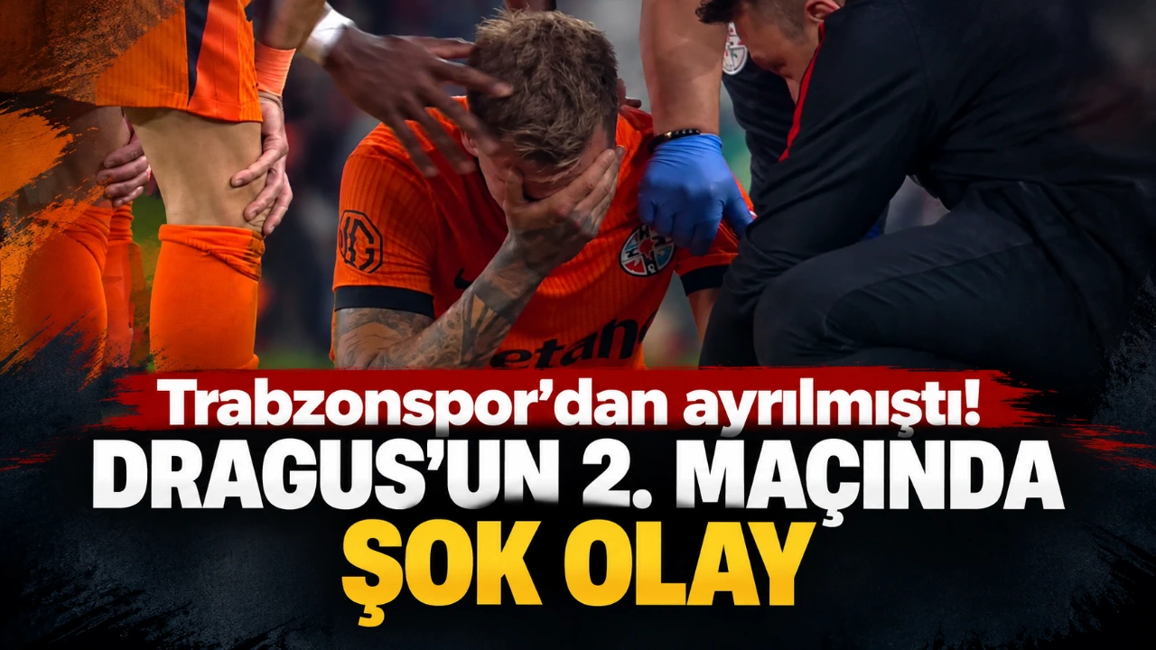 Trabzonspor’dan ayrılmıştı! Draguș’un 2. maçında şok olay