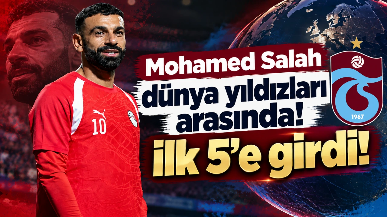 Mohamed Salah dünya yıldızları arasında! İlk 5’e girdi