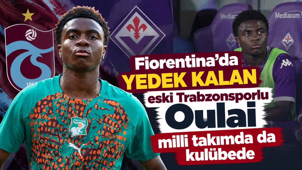 Fiorentina’da yedek kalan eski Trabzonsporlu Oulai milli takımda da kulübede