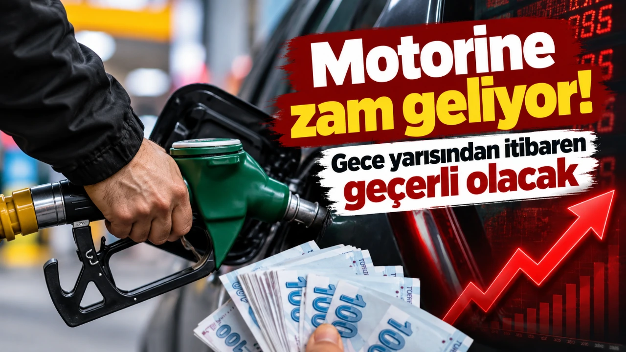 Motorine zam geliyor: Gece yarısından itibaren geçerli olacak