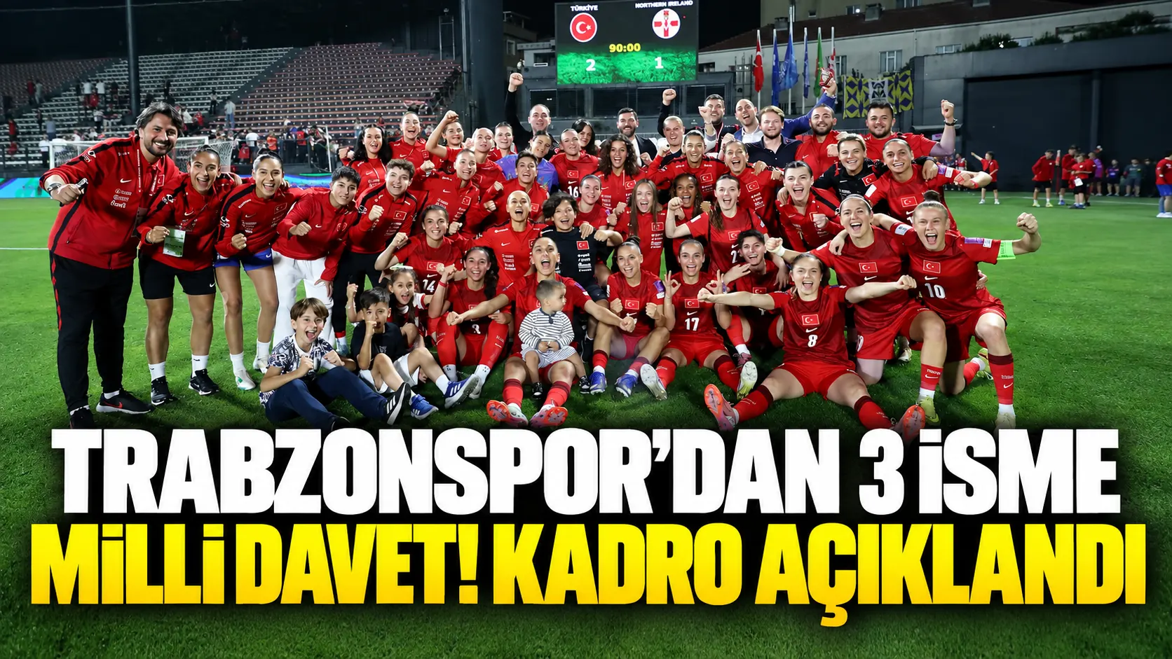 Trabzonspor’dan 3 isme milli davet! Kadro açıklandı