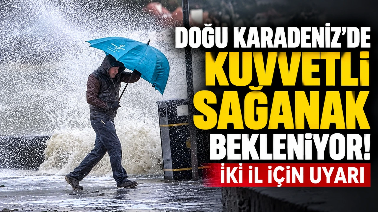 Doğu Karadeniz’de kuvvetli sağanak bekleniyor: İki il için uyarı