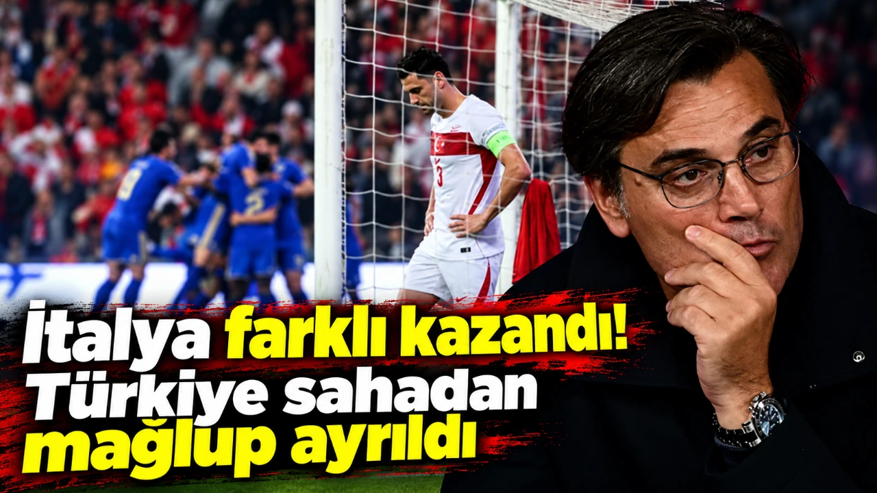 İtalya farklı kazandı! Türkiye sahadan mağlup ayrıldı
