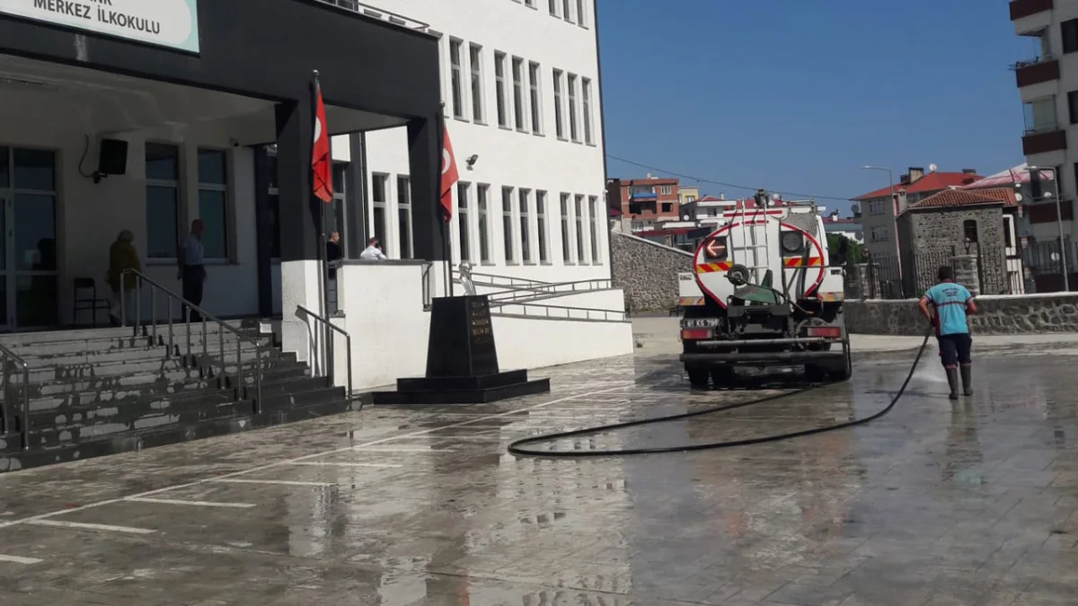 Akçaabat’ta okullar yeni eğitim öğretim yılına hazırlanıyor