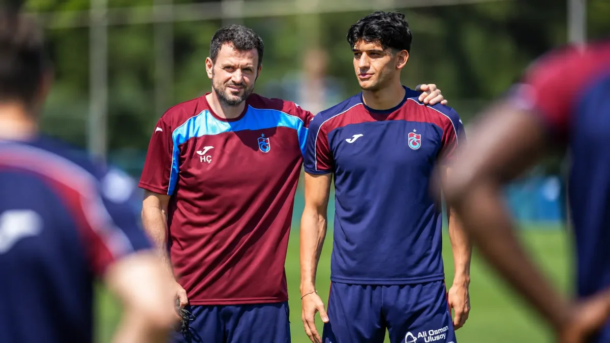 Ali Habeşoğlu Trabzonspor’la ilk antrenmanına çıktı